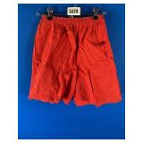 Red Cotton Handmade Shorts, Youth Large?