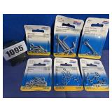 New National Zinc Assorted Hardware, 6 Packages
