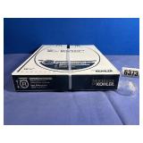 New Kohler Round Front Toilet Seat, White,Plastic