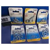 New National Zinc Assorted Hardware, 6 Packages