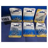 New National Zinc Assorted Hardware, 6 Packages