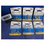 New National Zinc Assorted Hardware, 6 Packages