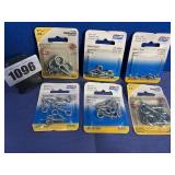 New National Zinc Assorted Hardware, 6 Packages