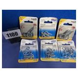 New National Zinc Assorted Hardware, 6 Packages