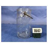 Antique Ball Eclipse Wide Mouth Clear Jar...