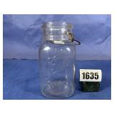 Antique Ball Ideal Canning Jar w/Wire Bail