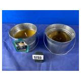 2 Buckets  w/Citronella