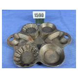 Antique Cast Iron Pan John Wright #2 Four...