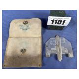 Victor Welding Suede Leather Case w/Snap & Butt...