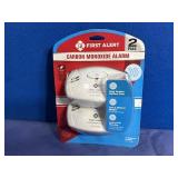 New First Alert 2 Pack Carbon Monoxide Alarm,...