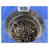 1/2 Gal Can of Bolts 1' Hex, 3/16 Dia