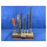 File Assortment w/Stand, Qty: 8, Flat & Round