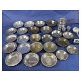 Vintage Metal Small Pie Pans, 1/3 Measuring...