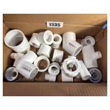 New (18) PVC Fittings, Various Types & Sizes