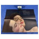 Vintage: Pin Up Woman Reflection 14x17' Pic on...