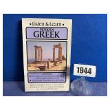 Listen & Learn Modern Greek, 1 Cassette & Manual