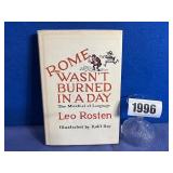 HB Book: Rome Wasn't Burned In A Day By Leo...