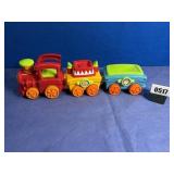 3Pc  Plastic Train Set