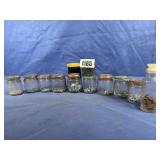 Baby Food Jars w/Nuts, Washers