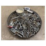 Round Tray w/Misc. Assorted Hardware; Nylon...