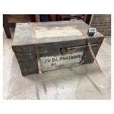 Vintage Shipping Truck w/Metal Corners & Lid...