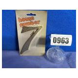 New Wessel House Number, 5' Die Cast Alloy,...