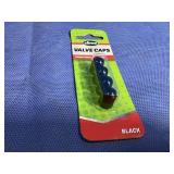 New Valve Stem Caps, Black, Qty 4 , Compare @ $3