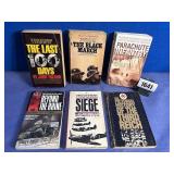 PB Book: 6 Paperback Books About Military,...