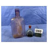 Vintage Bottle Turned Purple 4x8' & Bottle...