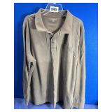 Men's 2XL Croft & Barrow Brown Short Sleeve Shirt