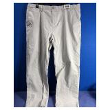 Men's Kirkland 40x32 Chino Gray Pants Zipper &...