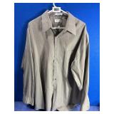 Men's 18 34/358 'Van Heusen Poly Cotton Brown...