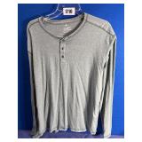 Men's XXL Green Long Sleeve Polo Shirt