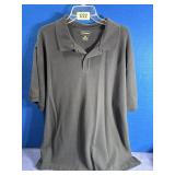 Men's XXL LL Bean Navy Blue Polo Short Sleeve...