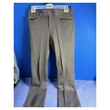 Vintage Double Knit Dark Strip Ladies Slacks,...