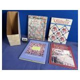 Box of 4 Hardback Quilting Books, The Joy of...