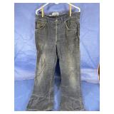 Vintage Lee Rider Boot Cut Flare Blue, Zipper &...