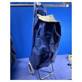 2 Wheeled Cart w/Blue Duffle Bag W/Drawstring...
