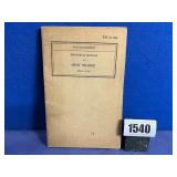 PB Book: War Department Technical Manual, Army...