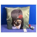 New Pets Rock 18' Pillow, Cat in Wig Polyester...