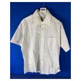 Men's Med Black & Red Stripe Shirt Sleeve...