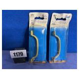 New (2) National Pull Handle, 4.75', Bak Enamel...