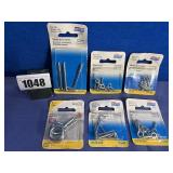 New National Zinc Assorted Hardware, 6 Packages