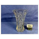 Floral Vase Pressed Glass 8.5x5.5