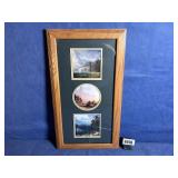 Artwork: Triple Pictures in Oak Frame (Broken...