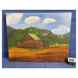 Stretched Canvas 16x20', Barn, You Finish or...