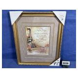 Artwork: Kitchen Stove Print Framed 14'x17'....