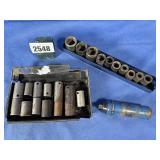 Impact Driver w/Sockets & Metal Tray w/Impact...