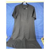 Approx 2XL Black Polyester Dress By Anthony...
