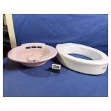 Toilet Seat Riser & Bed Pan